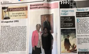 Groenewoud bezoekt gouverneur